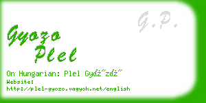 gyozo plel business card